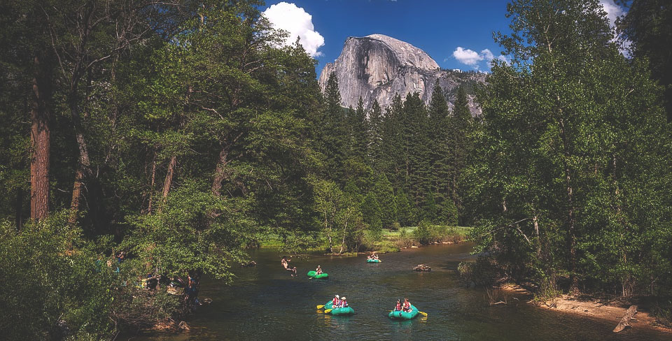 Un peu de rafting dans le parc National Yosemite en Californie ?
